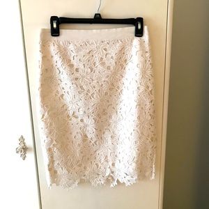 Loft lace pencil skirt with tags